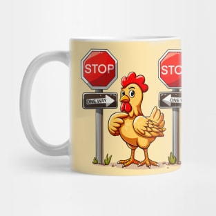 One Way Chicken Mug